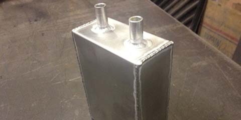 Image of Alloy oil tank made from customer's drawings