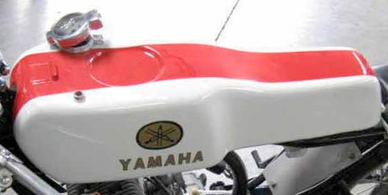 Image of Yamaha Ta 125 Fuel Tank Original 001